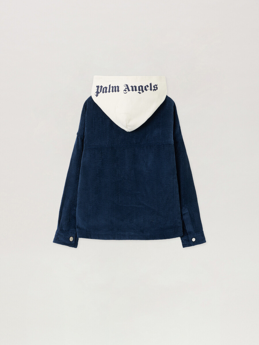 corduroy hooded shirt jacket
