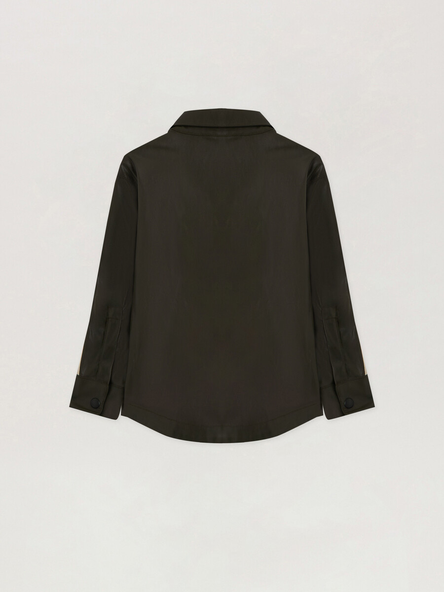 coated track shirt