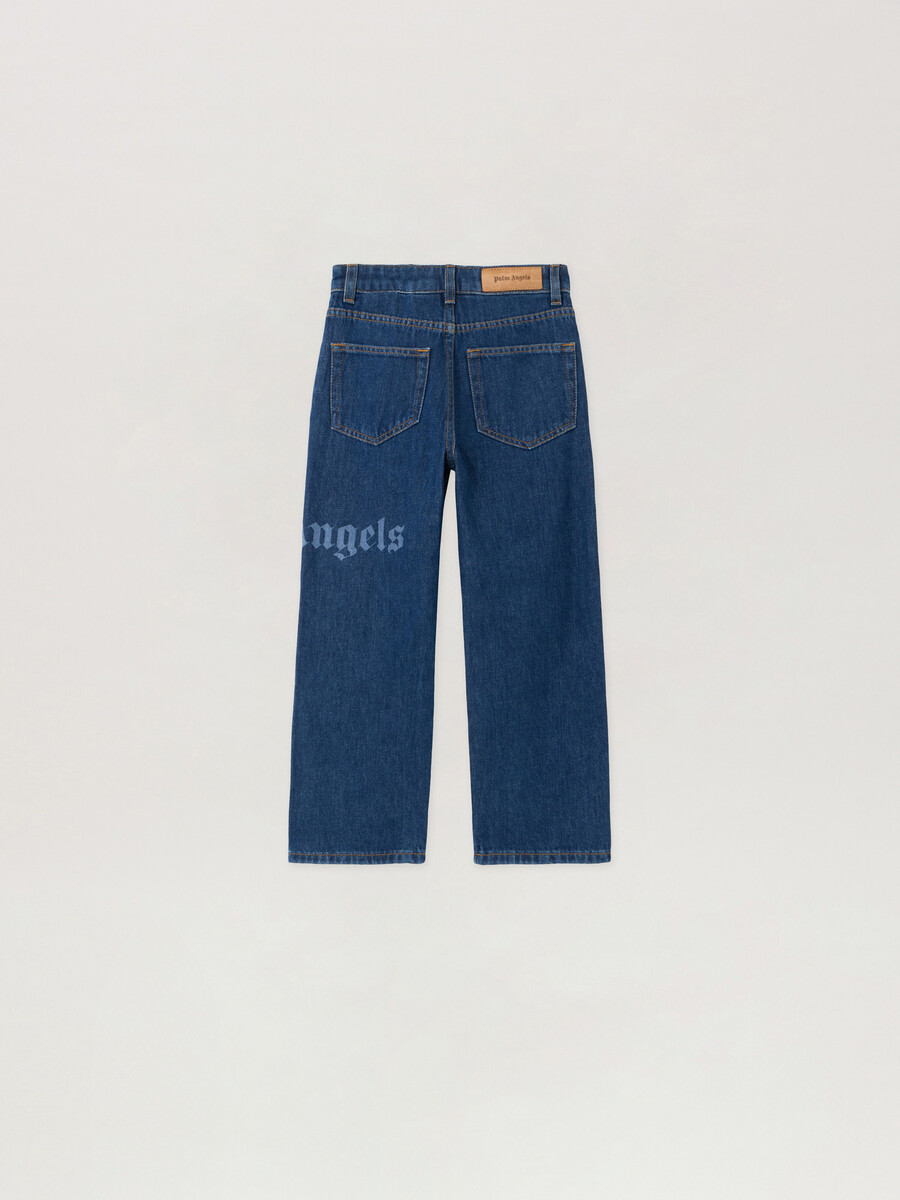 classic logo denim pants