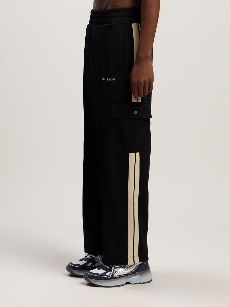 classic logo cargo track pant